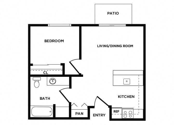 Suite A Floorplan